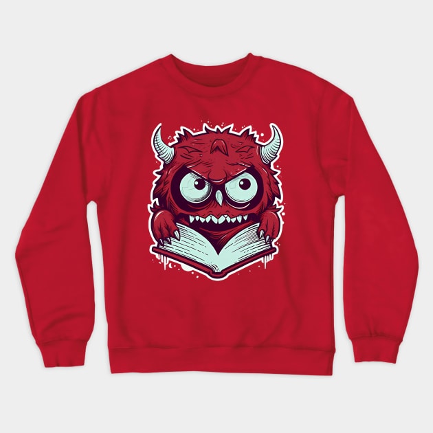 Dungeon Monster Crewneck Sweatshirt by Flowerandteenager